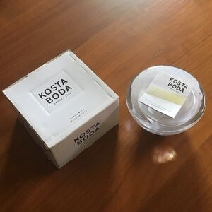 Kosta Boda Atoll White candle holder